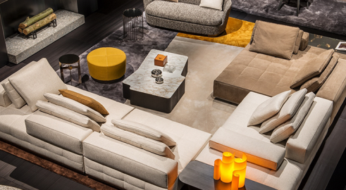 Cleaning method for fabric sofa