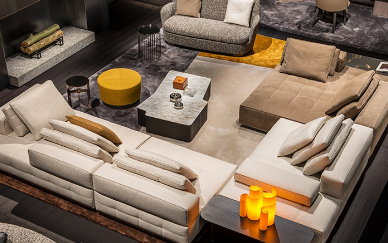 Cleaning method for fabric sofa